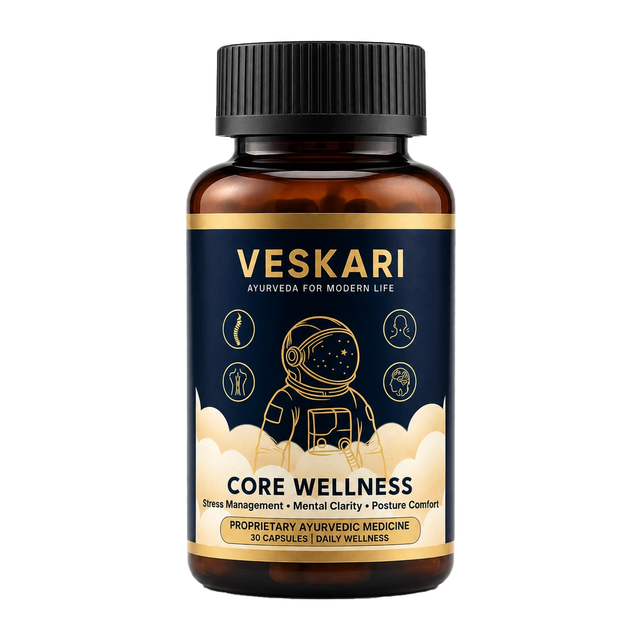VESKARI Core Wellness Premium Bottle